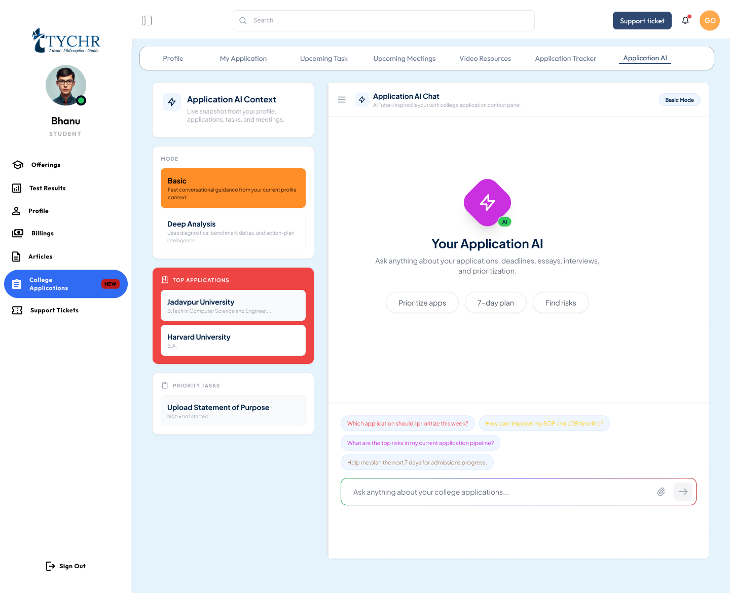 APPLICATION AI