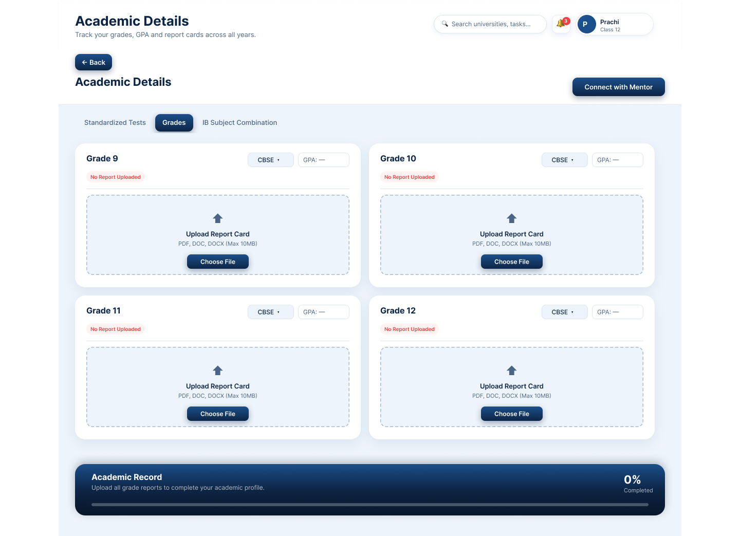 Grades Redesign